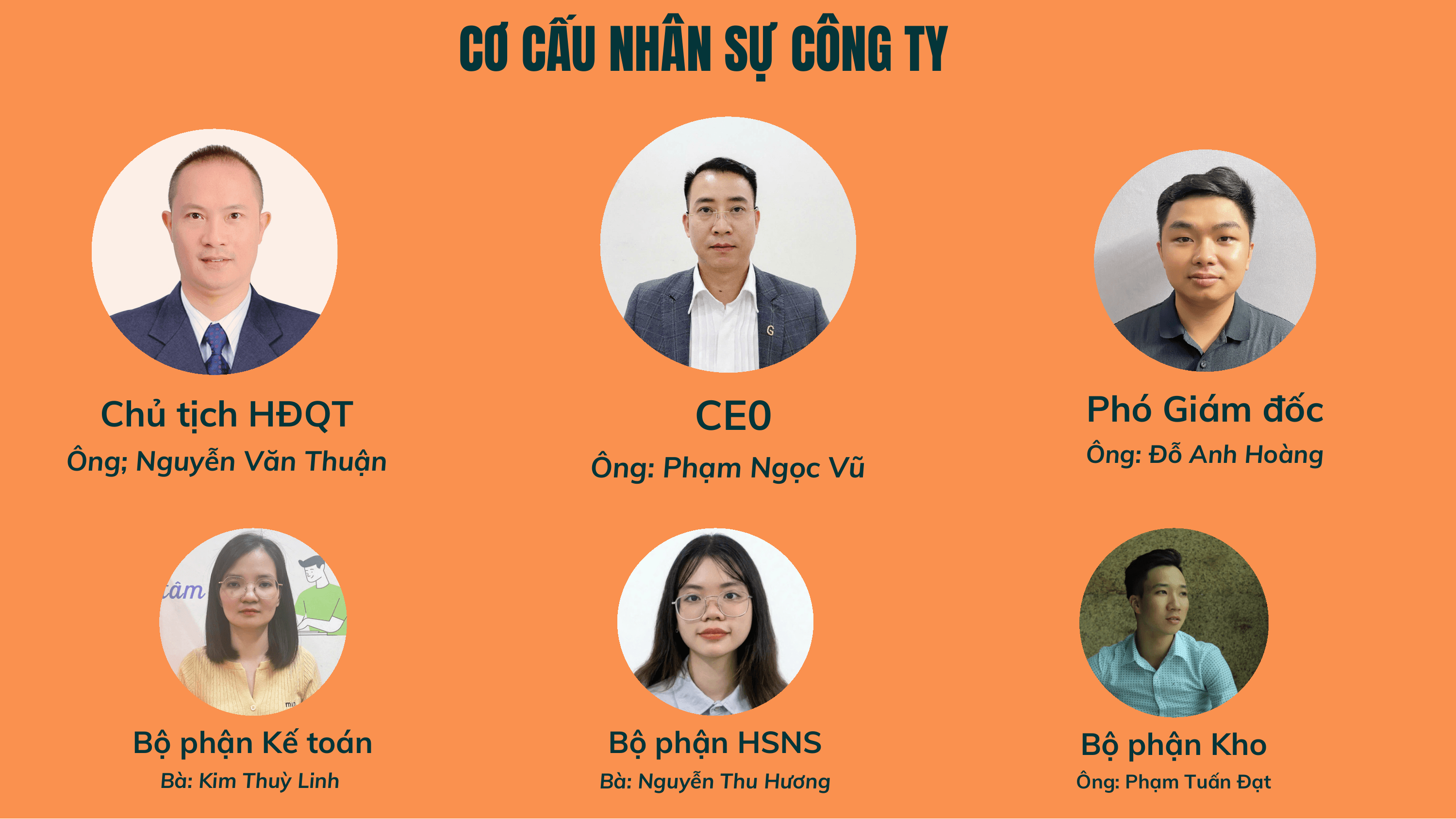 Cơ cấu nhân sự công ty APPLOD PRO