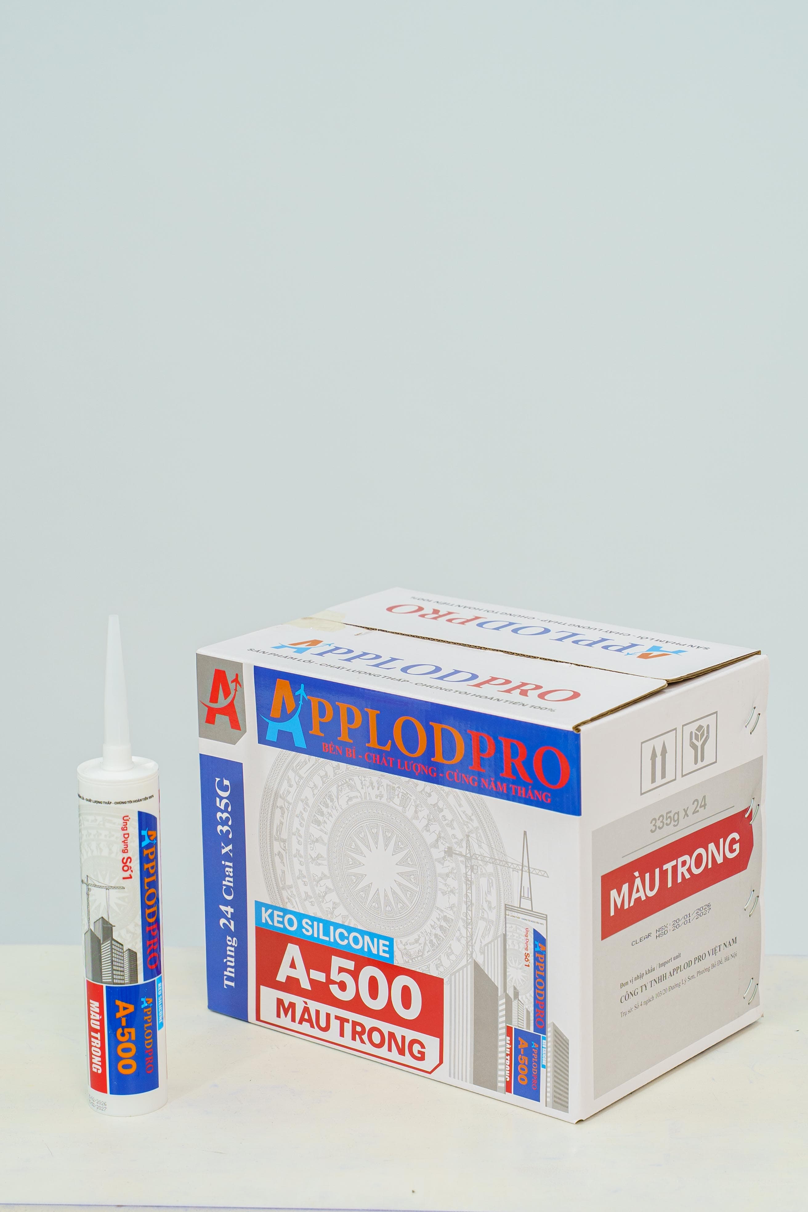 KEO SILICONE A500 TRONG SUỐT - ảnh 1