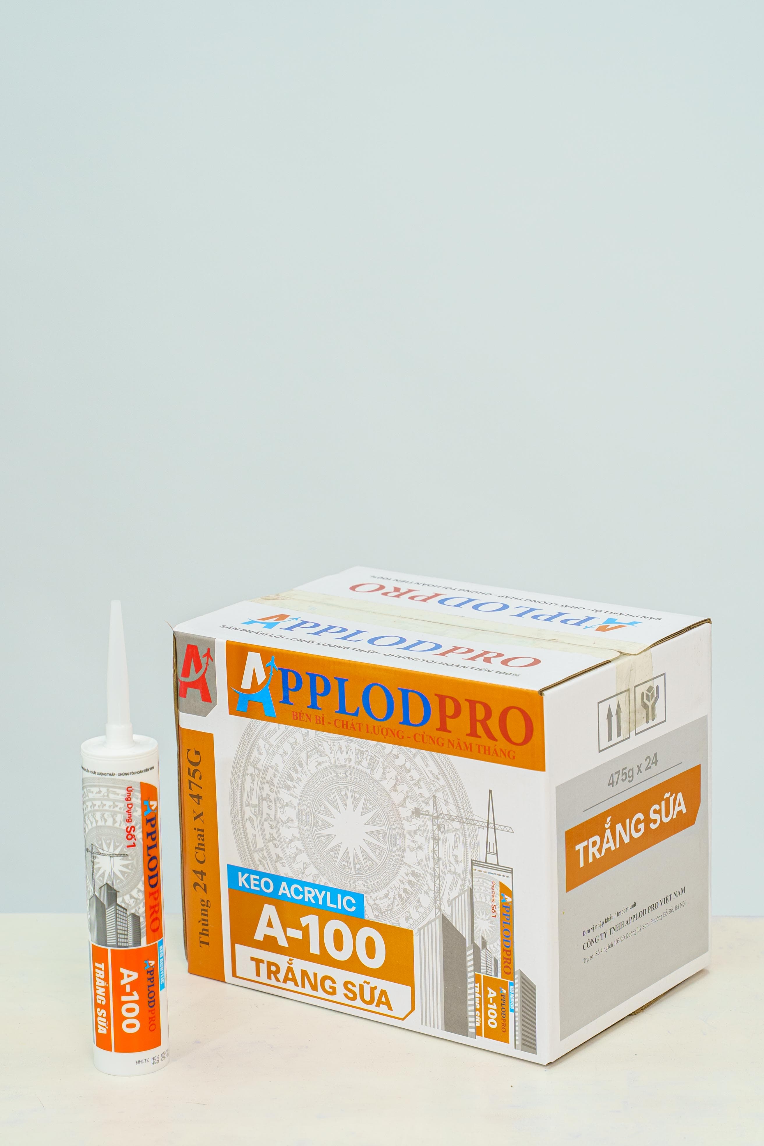 KEO ACRYLIC A100 TRẮNG SỮA - ảnh 1
