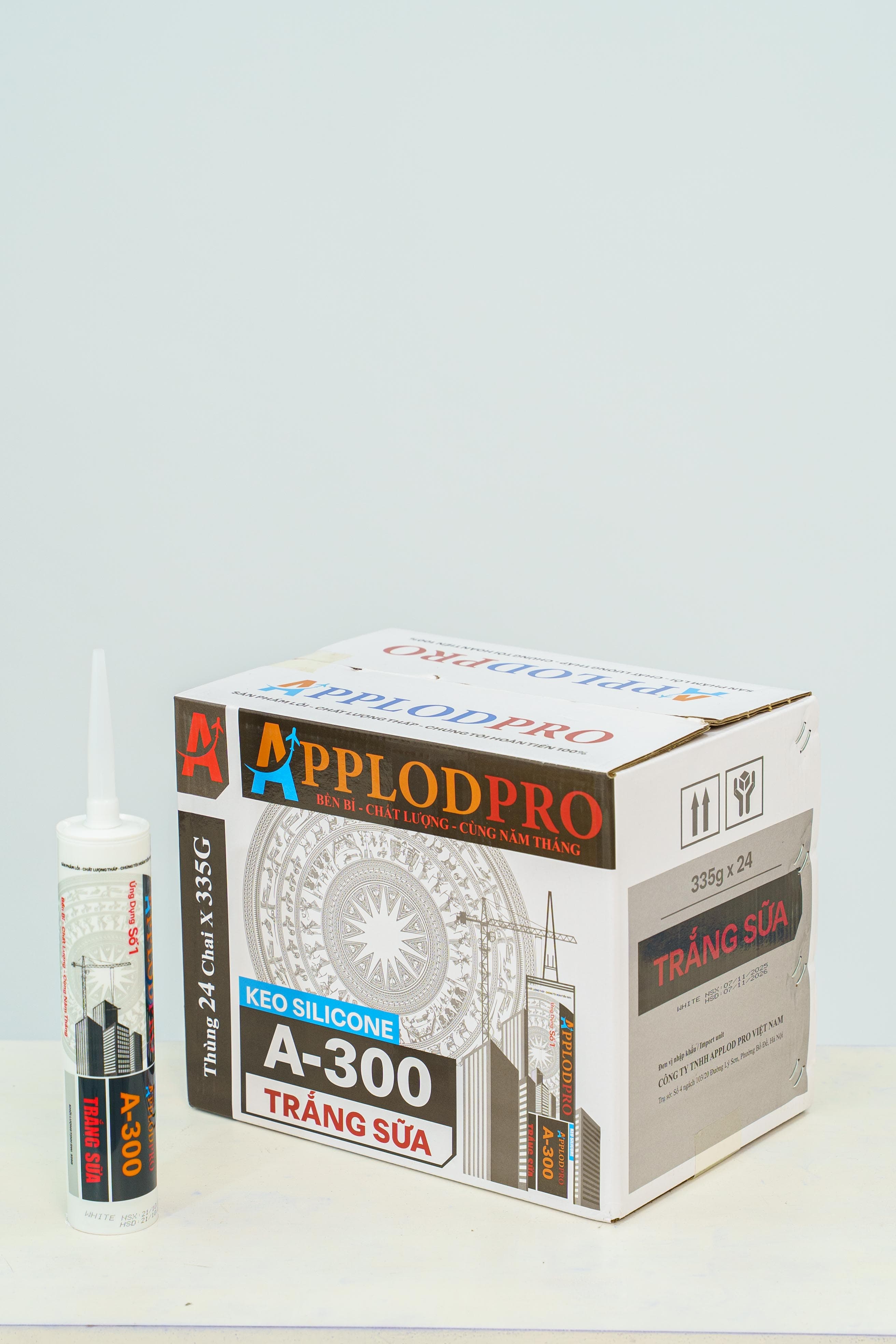 KEO SILICON A300 TRẮNG SỮA - ảnh 1